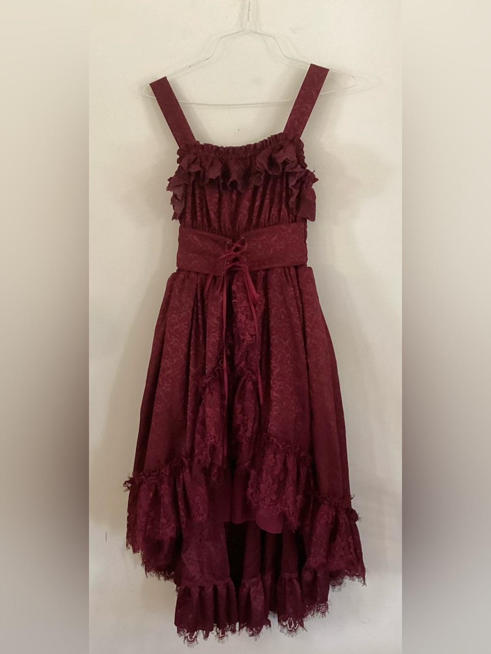 Atelier Pierrot Mystique Jacquard JSK, One Size-Plus Friendly, Bordeaux